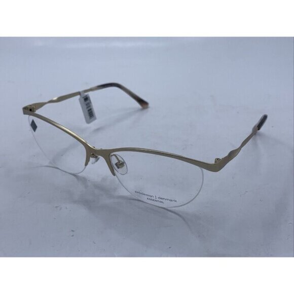 Prodesign Denmark 3128 c.2021 54-16-135 Tortoise and Gold Twist Eyewear Glasses - Picture 1 of 9